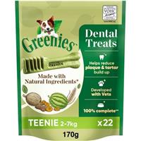 132 Greenies Original Teenie Toy Dog Treats Dog Chews (6x170g) Dental Sticks