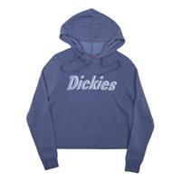 DICKIES Womens Blue Hoodie M Classic Logo Pullover Sweatshirt Drawstring Hood - M Regular