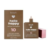 Benefit Dark Foundation Hello Happy Soft Blur Foundation 10 Deep Warm SPF15 30ml