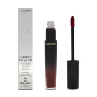 Lancome L'Absolu Lacquer 134 Be Brilliant Bright Red Lip Gloss Liquid Lipstick