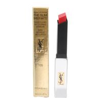YSL Red Lipstick The Slim Sheer Matte Lightweight 105 Red Uncovered Lip Stick 2g