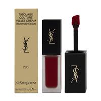 YSL Red Liquid Lipstick Lip Stain Tatouage Couture Matte Velvet 205 Rouge Clique