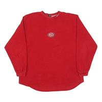 NIKE Mens Red IU Logo Pullover Hoodie XL Polyester Blend Casual Wear - XL Regular