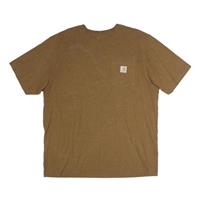 CARHARTT Mens Brown Pocket T-Shirt L Short Sleeve Crew Neck Workwear Casual - L Regular