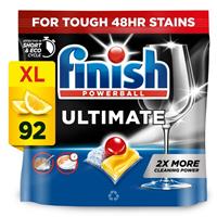 Finish Ultimate All in One Dishwasher Tablets Lemon - 92 Tabs