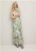 LK Bennett - Robyn Neon Garden Print Silk-B - UK 10