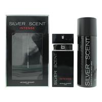 Jacques Bogart Silver Scent Intense Eau De Toilette 100ml + Body Spray 200ml