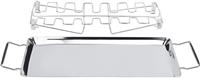 Urrndd Chicken Holder, Roaster Grill Rack, Roasting Pan - Stainless Steel