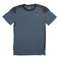 ADIDAS Mens T-Shirt Blue Crew Neck S - S Regular