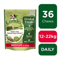 36 Greenies Original Medium Dog Treats Dog Chews 6x170g Dental Sicks