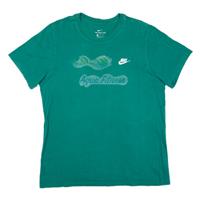 NIKE Mens T-Shirt Green L - L Regular