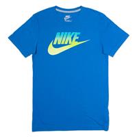 NIKE Slim Fit Mens T-Shirt Blue Crew Neck M - M Regular