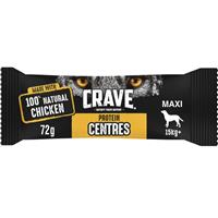 15 x 72g Crave Grain Free Protein Centres Maxi Adult Dog Treats Chicken BB-Dec25