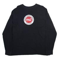 NIKE Mens T-Shirt Black Long Sleeve XL - XL Regular