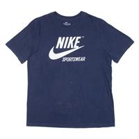 NIKE Mens T-Shirt Blue M - M Regular