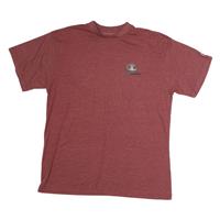 CHAMPION Mens Maroon Graphic T-Shirt 2XL Short Sleeve Crew Neck Cotton Comfort - 2XL Regular