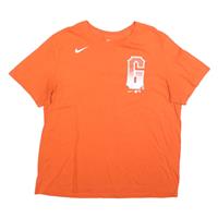 NIKE Mens Orange Yastrzemski Graphic T-Shirt XL Short Sleeve Crew Neck - XL Regular