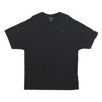 CHAMPION Mens Black T-Shirt XL Short Sleeve Crew Neck Cotton Blend Classic Logo - XL Regular