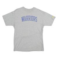 NIKE Mens Grey Warriors Graphic T-Shirt S Short Sleeve Crew Neck Sportswear - S Regular