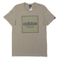 ADIDAS Oversized Mens T-Shirt Green S - S Regular