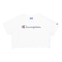 CHAMPION Cropped Womens T-Shirt White M - M Regular