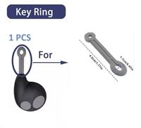 Cobra 2 Button Car Alarm Remote Key Fob case ring rubber Strap Loop High quality