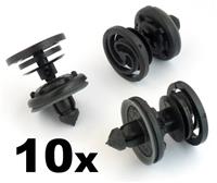 10x VW Volkswagen T5 Transporter Interior Door Card / Trim Panel Fastener Clips