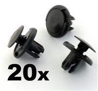 20x Plastic Honda Grille, Wheel Arch Lining, Splashguard & Bumper Trim Clips