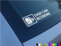 DASH CAM RECORDING CAR STICKERS DECALS WINDOW FUNNY BUMPER CCTV HD CAMERA CAM