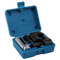 5pc Deep Oxygen Sensor Socket Repair Thread Chaser 3/8" & 1/2" Set 22mm (7/8")