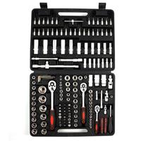 171Pcs Socket Driver Set&Screwdriver Bit Torx Rachet 1/2,1/4 & 3/8 Tool Kit