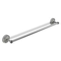 Croydex Stripes Wall Mounted Towel Rail - 65 x 670 x 80mm (H x W x D)