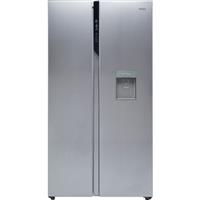 Haier HSR3918EWPG 91cm Frost Free American Fridge Freezer Silver E Rated