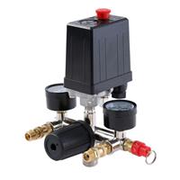 Air Compressor Pressure Control Switch with Valve Gauges Regulator