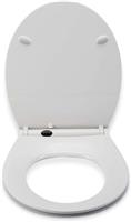 Croydex Toilet Seat Sensori White Self Soft Closing No Movement Adjustable Hinge