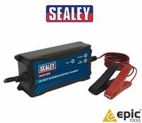 Sealey 4A Automatic Auto Smart 12v Car/Van Battery Maintenance/Charger SBC4