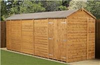 Empire Apex Garden Shed Wooden Shiplap Tongue & Groove 6X18 6ft x 18ft Double Do