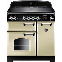 Rangemaster CLA90EICR/C Classic 90cm Electric Range Cooker 5 Burners A/A Cream