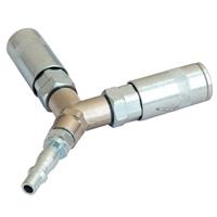 3 Way Quick Release 1/4" Bsp Hose Y Splitter Connector Airline Coupling PT