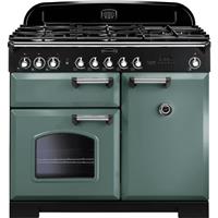 Rangemaster CDL100DFFMG/C Classic Deluxe 99cm Dual Fuel Range Cooker 5 Burners
