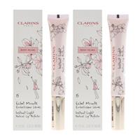 Clarins Instant Light 15 Rosy Pearl Natural Lip Perfector 12ml X 2