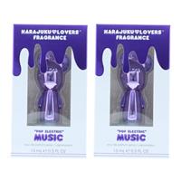 Harajuku Lovers Pop Electric Music Eau de Parfum 15ml Spray For Her X 2
