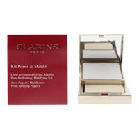 Clarins Kit Pores & Matite Pore Perfecting Matifying Kit With Blotting Papers