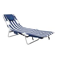 Ostrich Backpack Chaise Lounge, Beach Camping Chair with Storage Bag (Open Box)