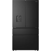 Hisense RF749N4SWFE PureFlat 91cm Frost Free American Fridge Freezer Black /