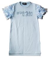 DSQUARED2 KIDS GIRLS SEQUIN EMBELLISHED COTTON DRESS 6 YEARS