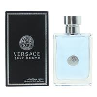 Versace Pour Homme Aftershave Lotion 100ml Splash For Him