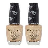 OPI Nail Polish 15ml 50 Years Of Style NLF69 Varnish Lacquer Golden Chrome x 2