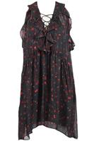 IRO FLORAL PRINT CREPE MINI DRESS FR 36 UK 8 - S Regular