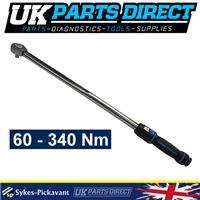 Sykes Pickavant Motorq 1/2" Drive Push Thru Torque Wrench - 60-340Nm - 80134000